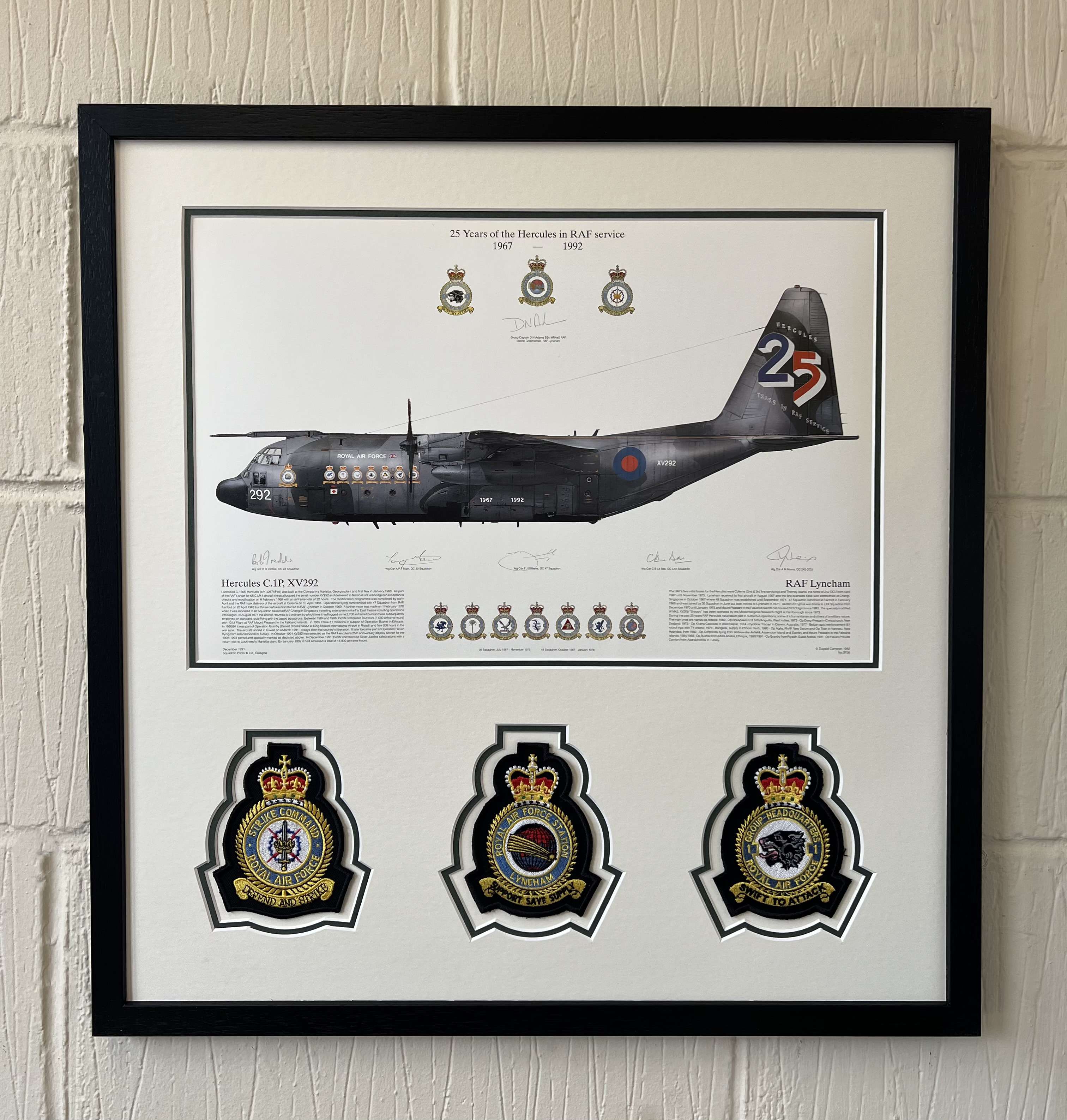 Hercules 25 Years of RAF Service Presentation